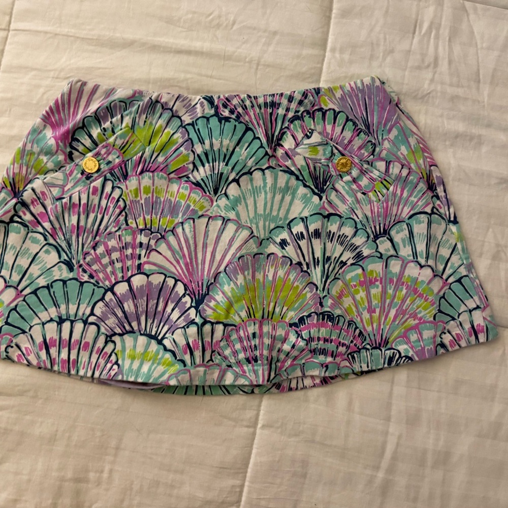 Lilly Pulitzer Multicolor Shell Print Skirt Set